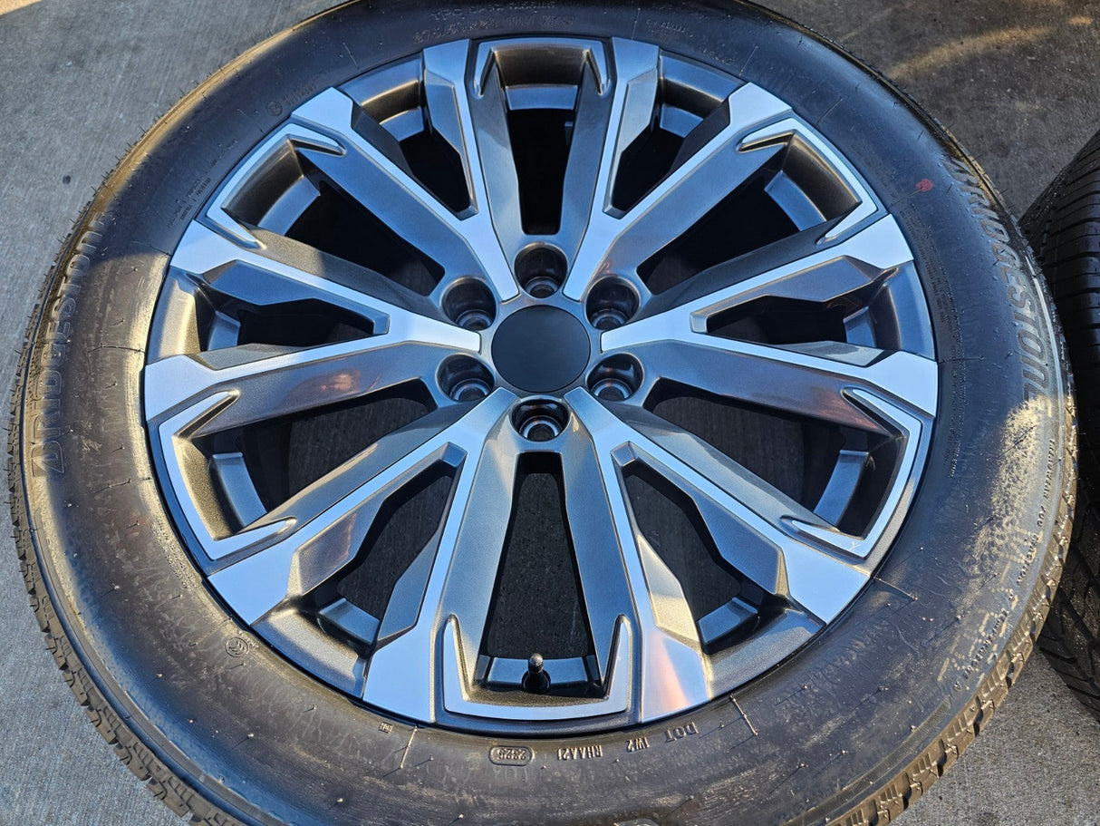 22" Chevy Tahoe Silverado Suburban OEM wheels rims 2022 2023 2024 2025 2026 NEW Texas Truck Tire