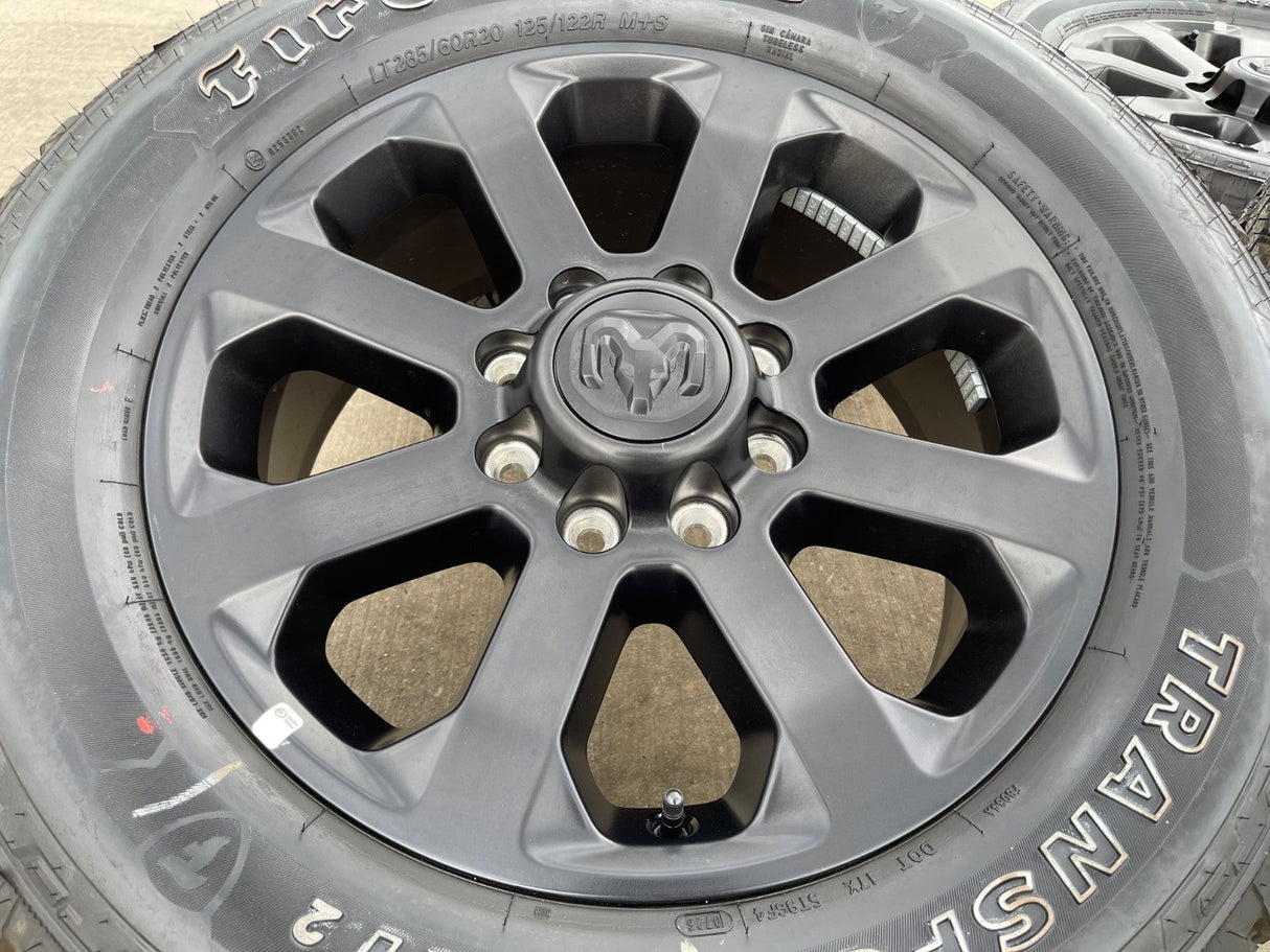 20" Dodge Ram 2500 3500 LARAMIE OEM 2700 wheels rims 2024 2025 2026 2027 NEW Texas Truck Tire