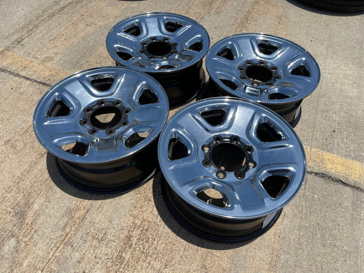 18" Dodge Ram 2500 3500 STEEL chrome OEM 2473 wheels rims Texas Truck Tire