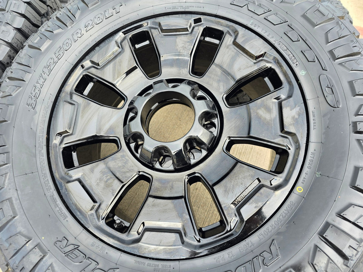 20" Ford F-250 F-350 OEM Limited Tremor 10487 wheels rims 2025 2026 NEW 35" Texas Truck Tire