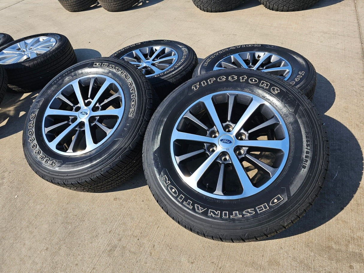 18" Ford F-150 Expedition 10142 OEM rims wheels tires 2018 2019 2020 2022 2023 Texas Truck Tire