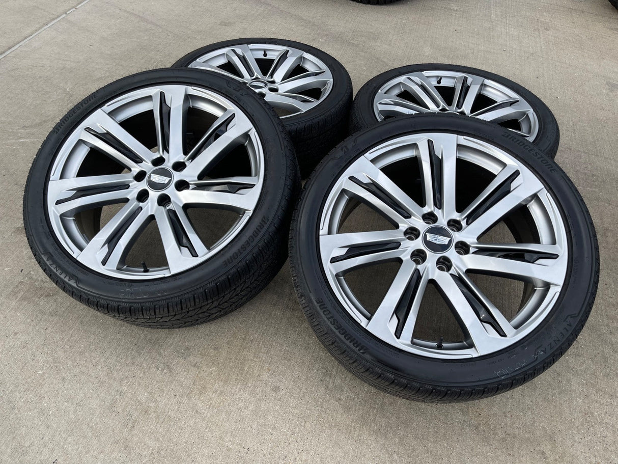 24" Cadillac Escalade V OEM wheels rims 2023 2024 2025 2026 NEW BRIDGESTONE Texas Truck Tire