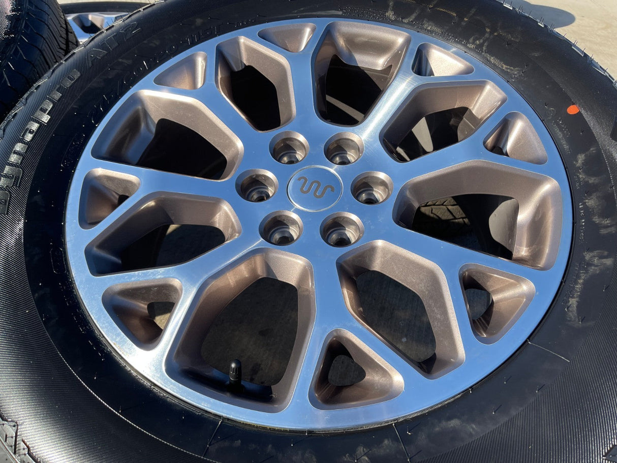 20" Ford F-150 KING RANCH OEM 10346 rims wheels Expedition HANKOOK 2025 2026 Texas Truck Tire