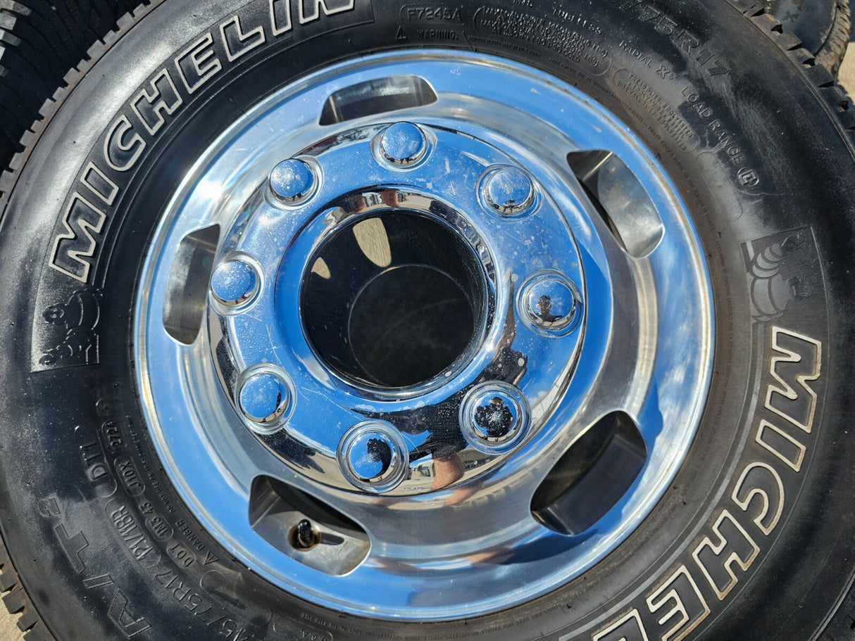 17" Ford F-350 Dually OEM 10477 10478 rims wheels 2023 2024 2025 2026 MICHELIN Texas Truck Tire