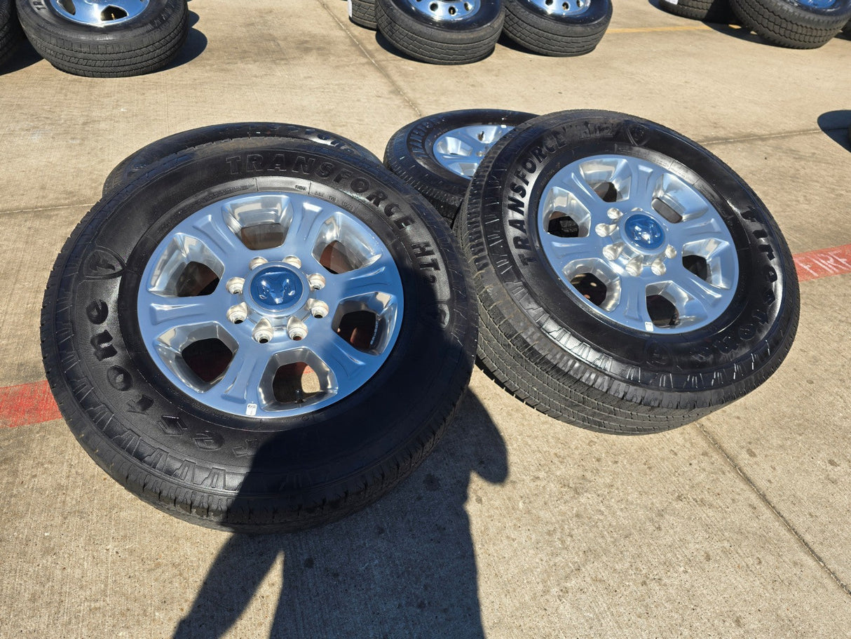 18" Ram 2500 3500 Laramie Power Wagon OEM wheels rims 2692 tires FIRESTONE Texas Truck Tire
