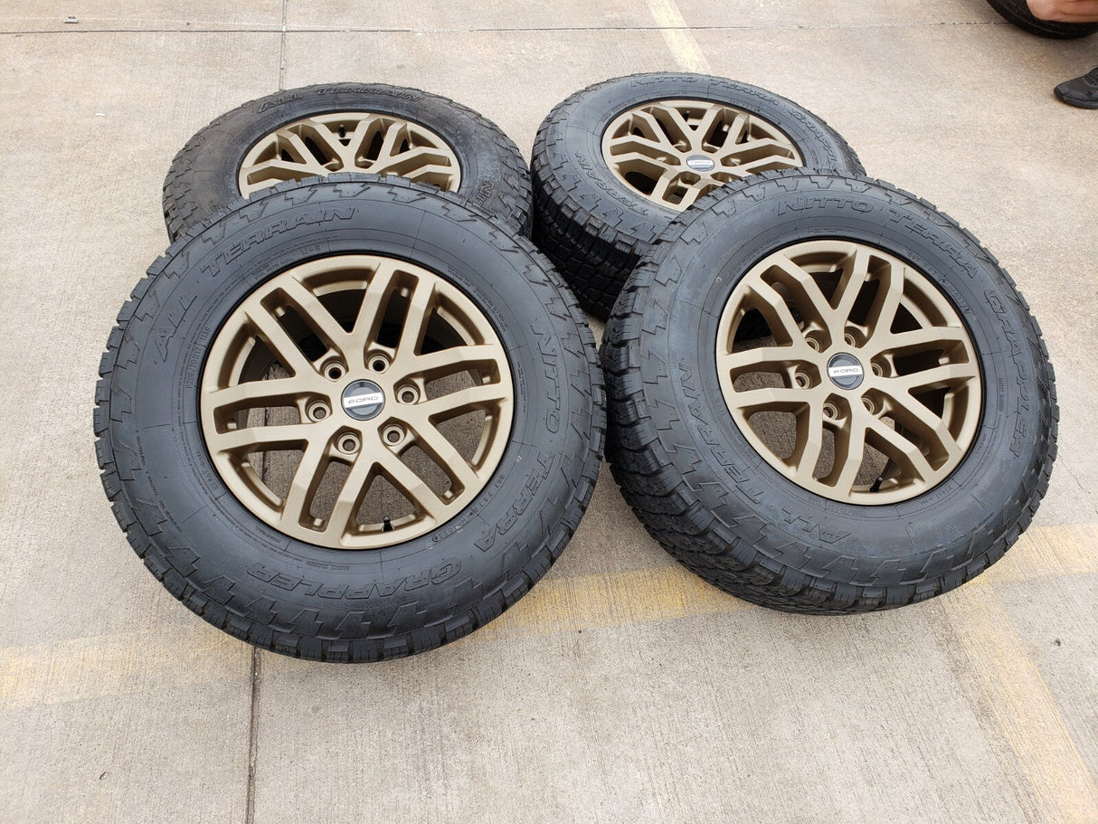 17" Ford Ranger Tremor OEM rims wheels 10431 BRONZE 2022 2023 2024 2025 Texas Truck Tire