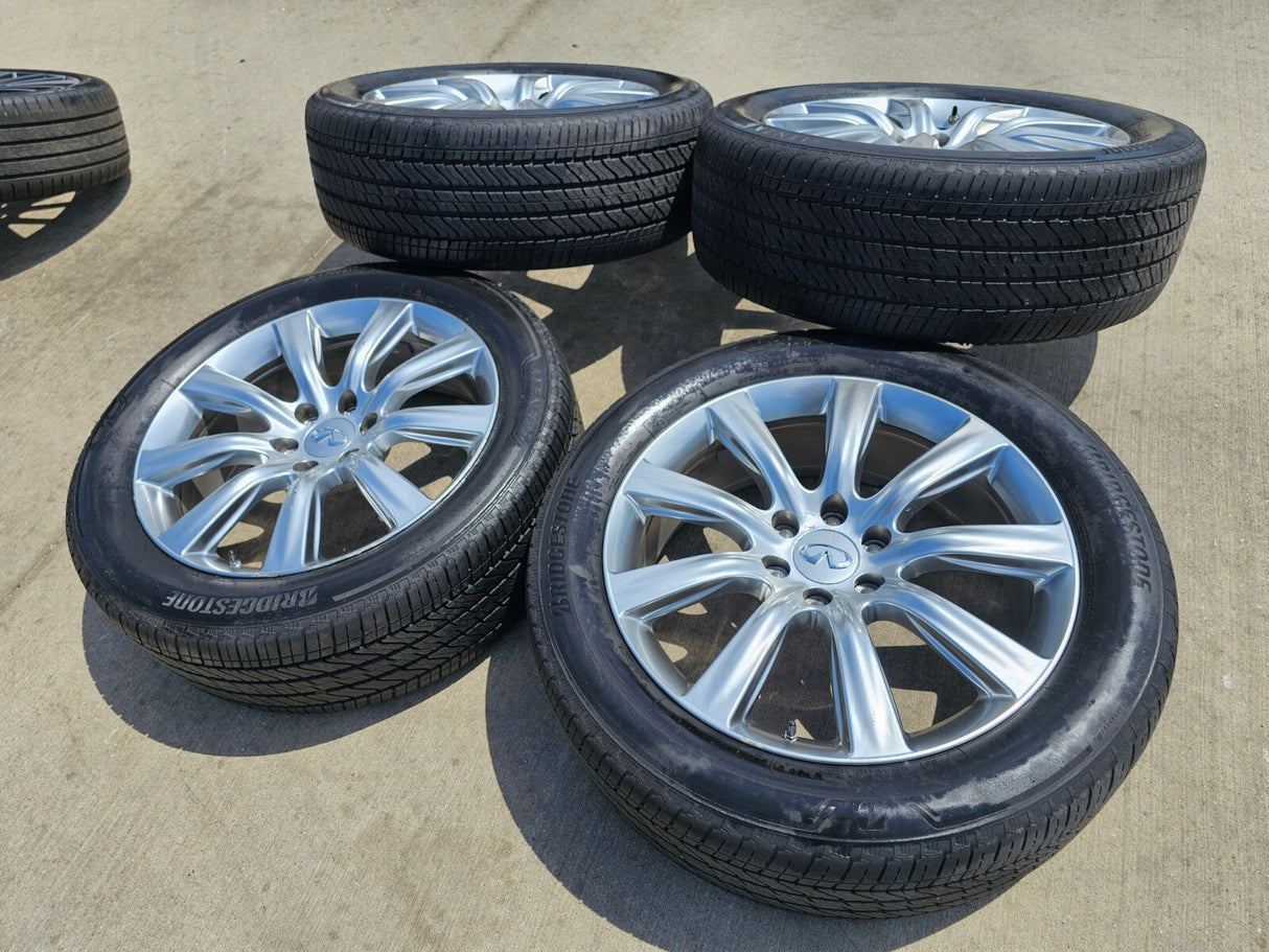 22" Infiniti QX80 QX56 Nissan Titan OEM wheels rims 73729 tires Texas Truck Tire