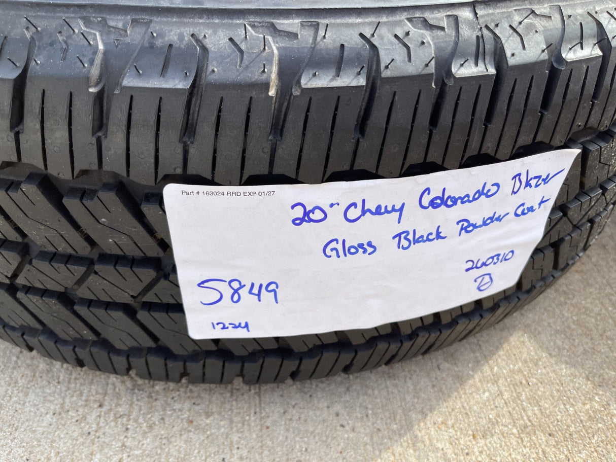 20" Chevy Blazer Colorado GMC Acadia XT6 XT5 OEM 5849 wheels rims tires NEW Texas Truck Tire
