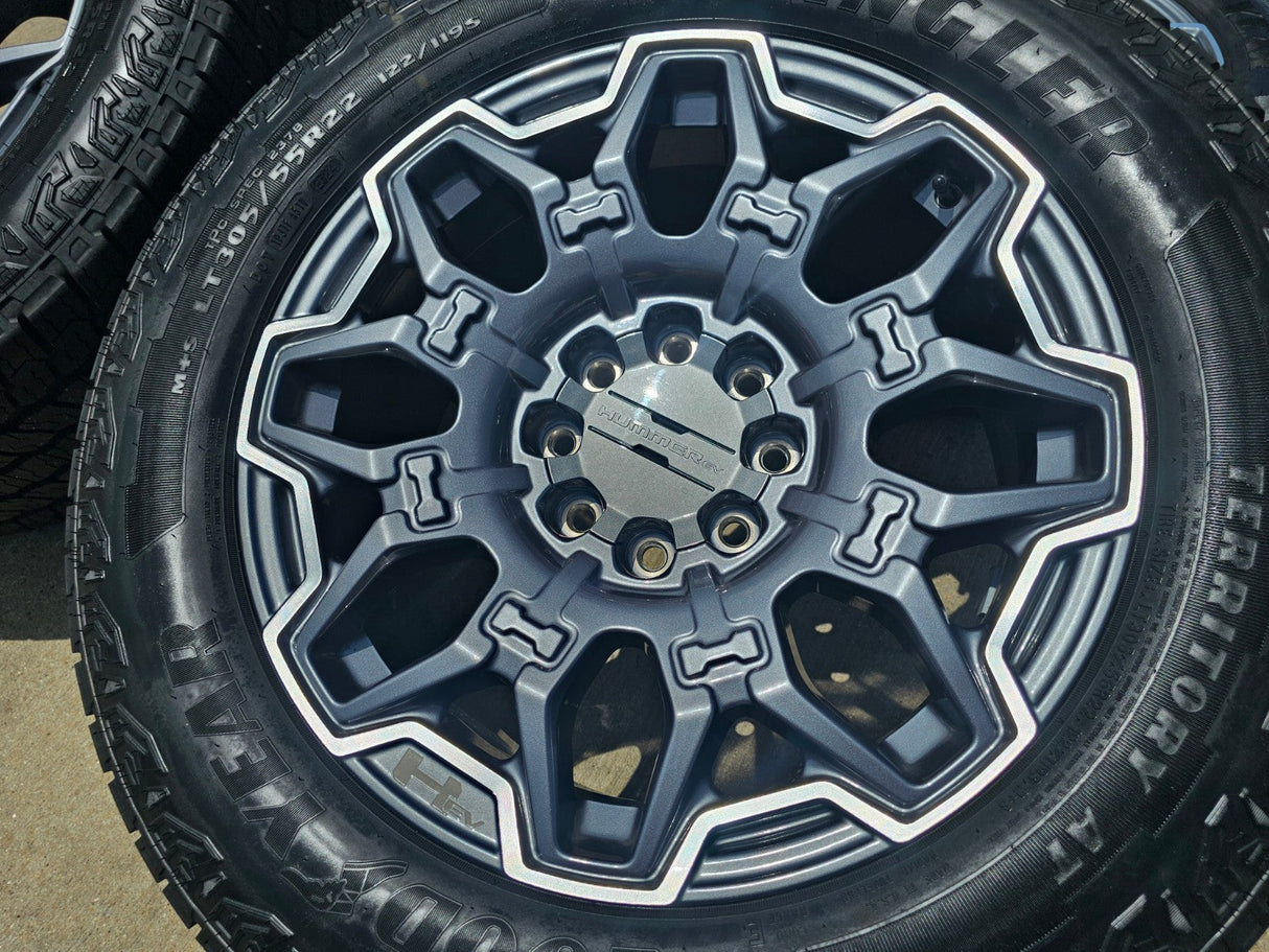 22" Hummer EV HEV 2500 OEM 8x165 14094 wheels rims 2022 2023 2024 2025 2026 NEW Texas Truck Tire