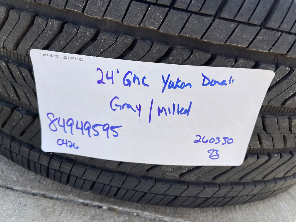 24" GMC Yukon Sierra DENALI OEM wheels rims tires 2023 2024 2025 2026 2027 NEW Texas Truck Tire