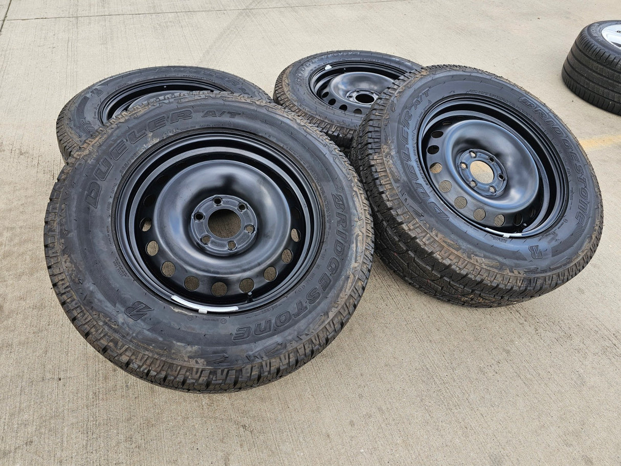 (4) 18" INEOS Grenadier OEM wheels rims tires STEEL 2023 2024 2025 2026 2027 NEW Texas Truck Tire