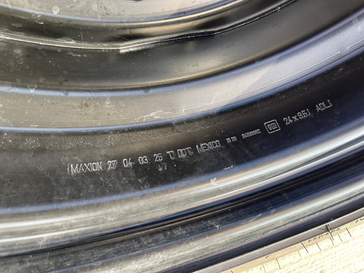 24" Chevy GMC Transport Steel OEM wheels rims Sierra Silverado Escalade 2026 NEW Texas Truck Tire