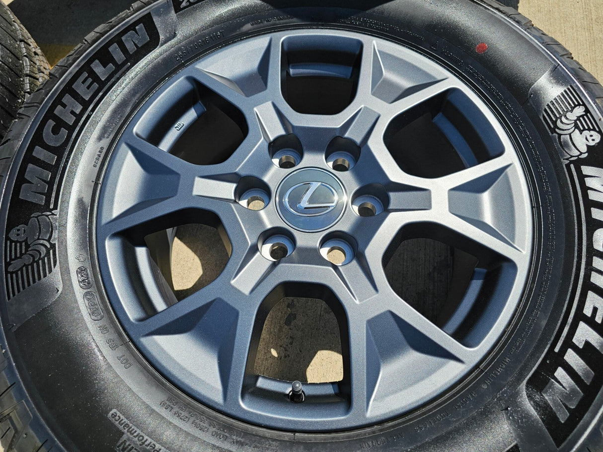 18" Lexus GX550 OEM wheels rims Toyota Land Cruiser Tundra Sequoia MICHELIN NEW Texas Truck Tire