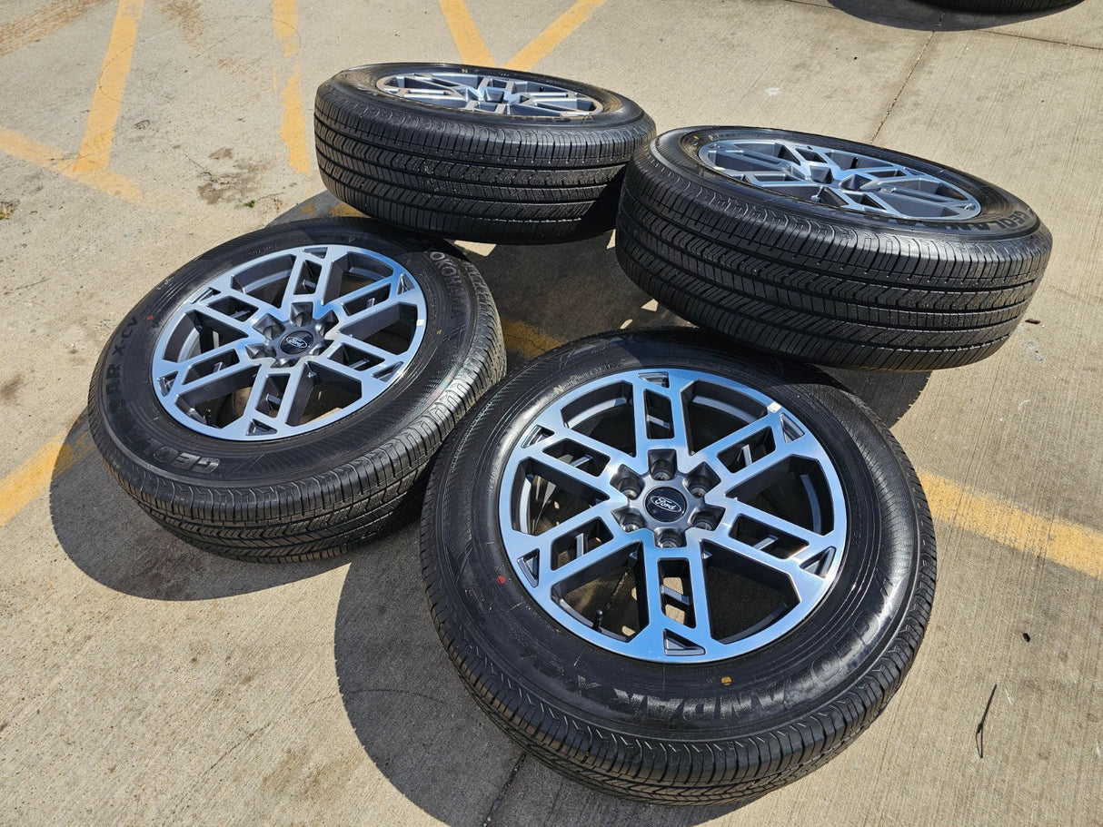 20" Ford F-150 LARIAT Limited OEM 94219 rims wheels Expedition 2026 NEW YOKOHAMA Texas Truck Tire