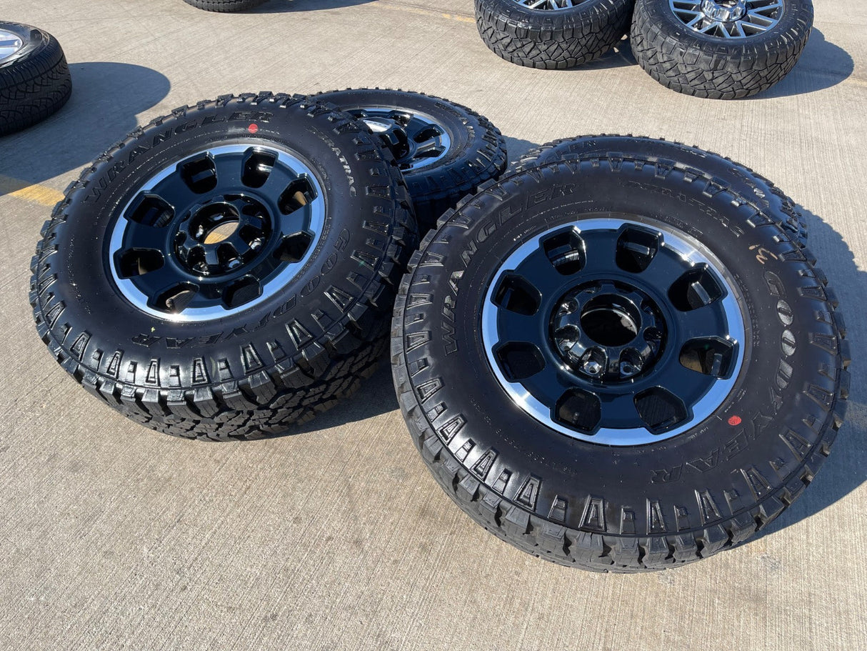 18" Ford F-250 F-350 OEM TREMOR rims wheels 10482 DURATRAC R/T 35" 2025 2026 NEW Texas Truck Tire