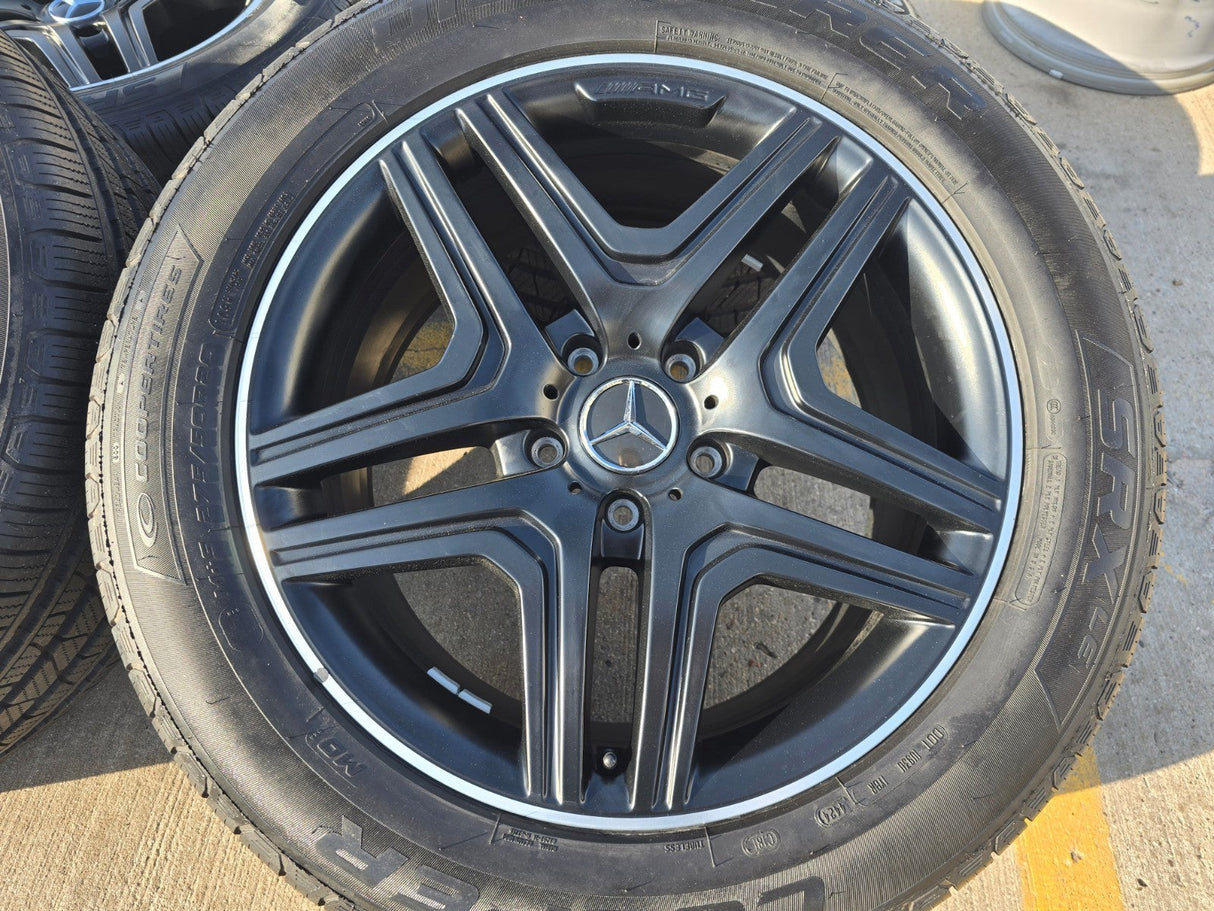 20" Mercedes G Wagon G63 AMG OEM 85326 black wheels rims tires NICE Texas Truck Tire