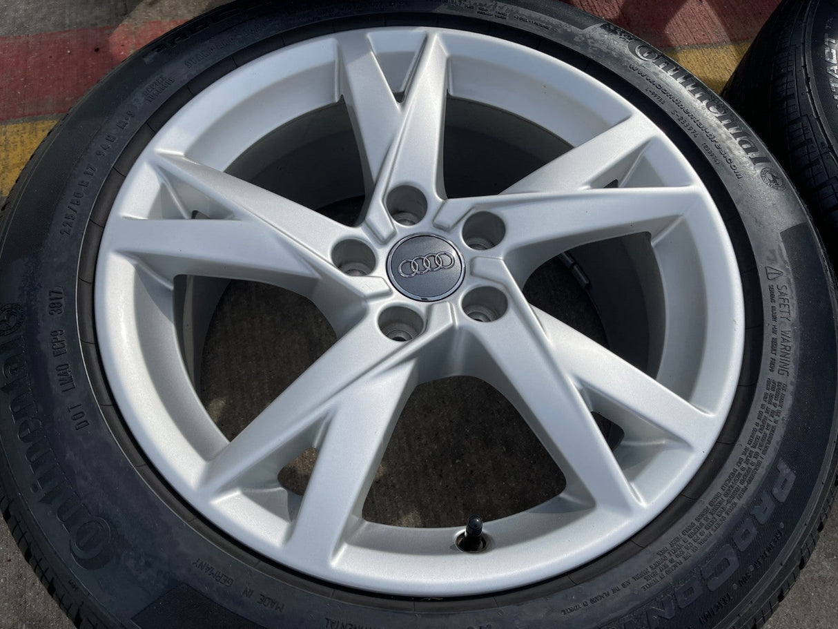17" Audi A4 OEM 5829 wheels rims A3 A5 A6 tires 2020 2021 2022 2023 2024 2025 Texas Truck Tire