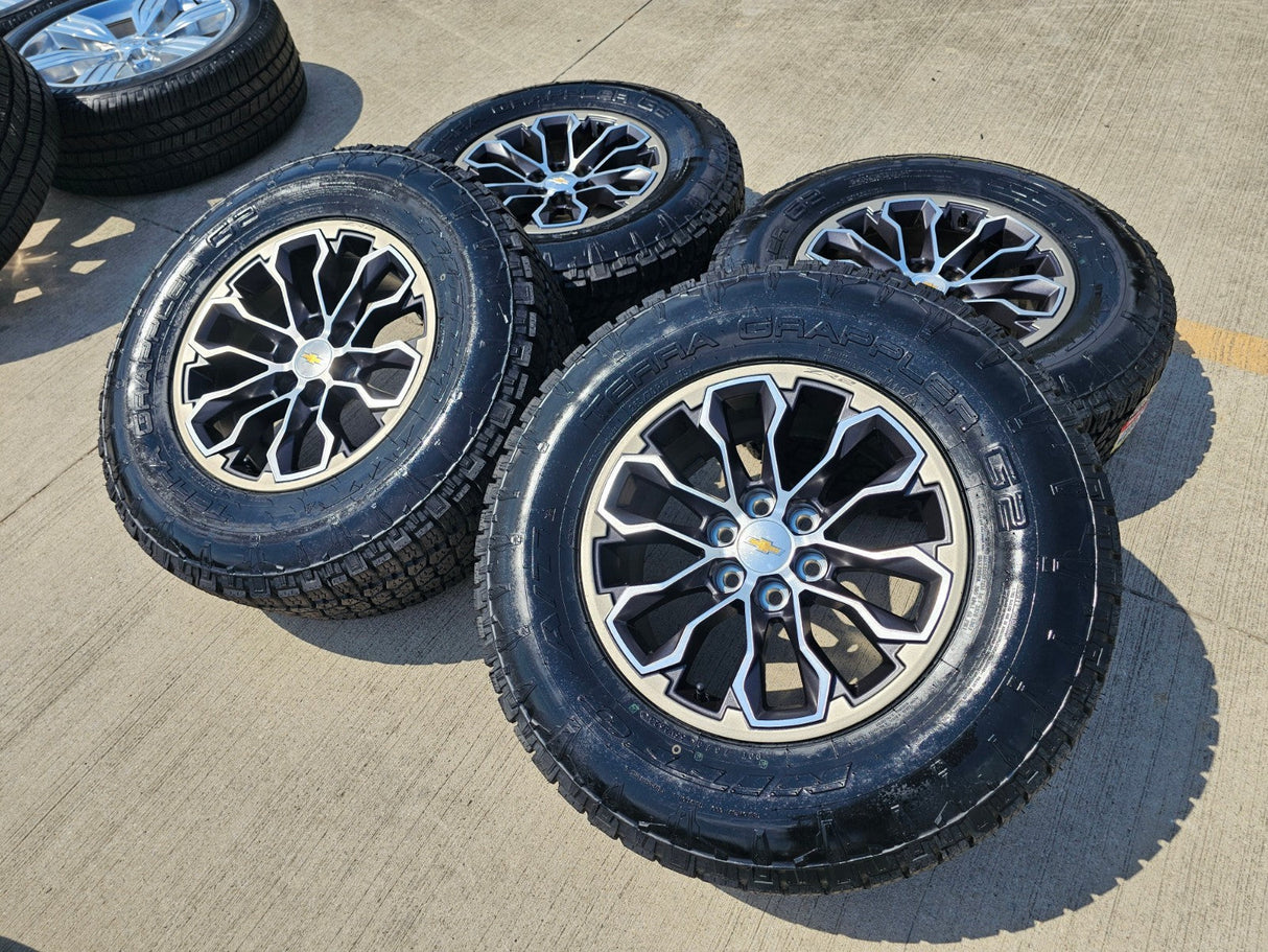 17" Chevy Colorado ZR2 OEM 5891 wheels rims tires GMC Canyon NEW Texas Truck Tire