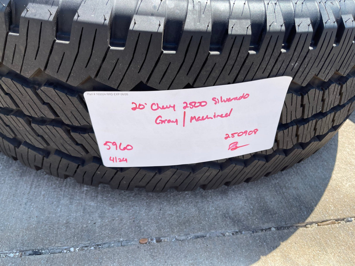 20" Chevy Silverado 2500 3500 OEM 5960 5947 GMC Sierra wheels rims tires NEW Texas Truck Tire