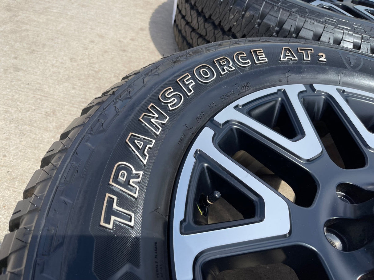 20" Dodge Ram 2500 3500 LARAMIE OEM 51649 wheels rims A/T2 2025 2026 NEW Texas Truck Tire