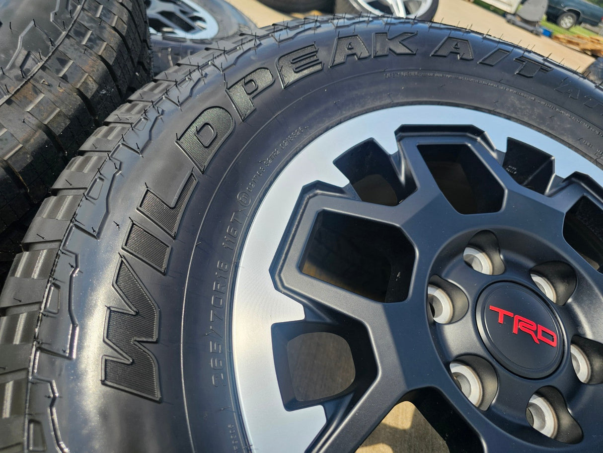 18" Toyota Tacoma 4Runner TRD OEM wheels rims 94199 A/T NEW 2025 2026 Texas Truck Tire