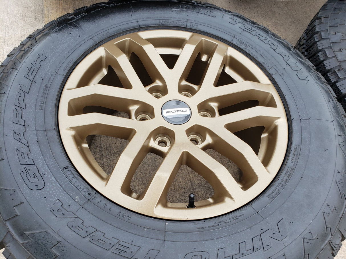 17" Ford Ranger Tremor OEM rims wheels 10431 BRONZE 2022 2023 2024 2025 Texas Truck Tire