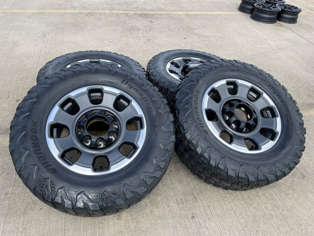 18" Ford F-250 F-350 OEM TREMOR rims wheels 10482 HANKOOK DYNAPRO M/T2 Texas Truck Tire