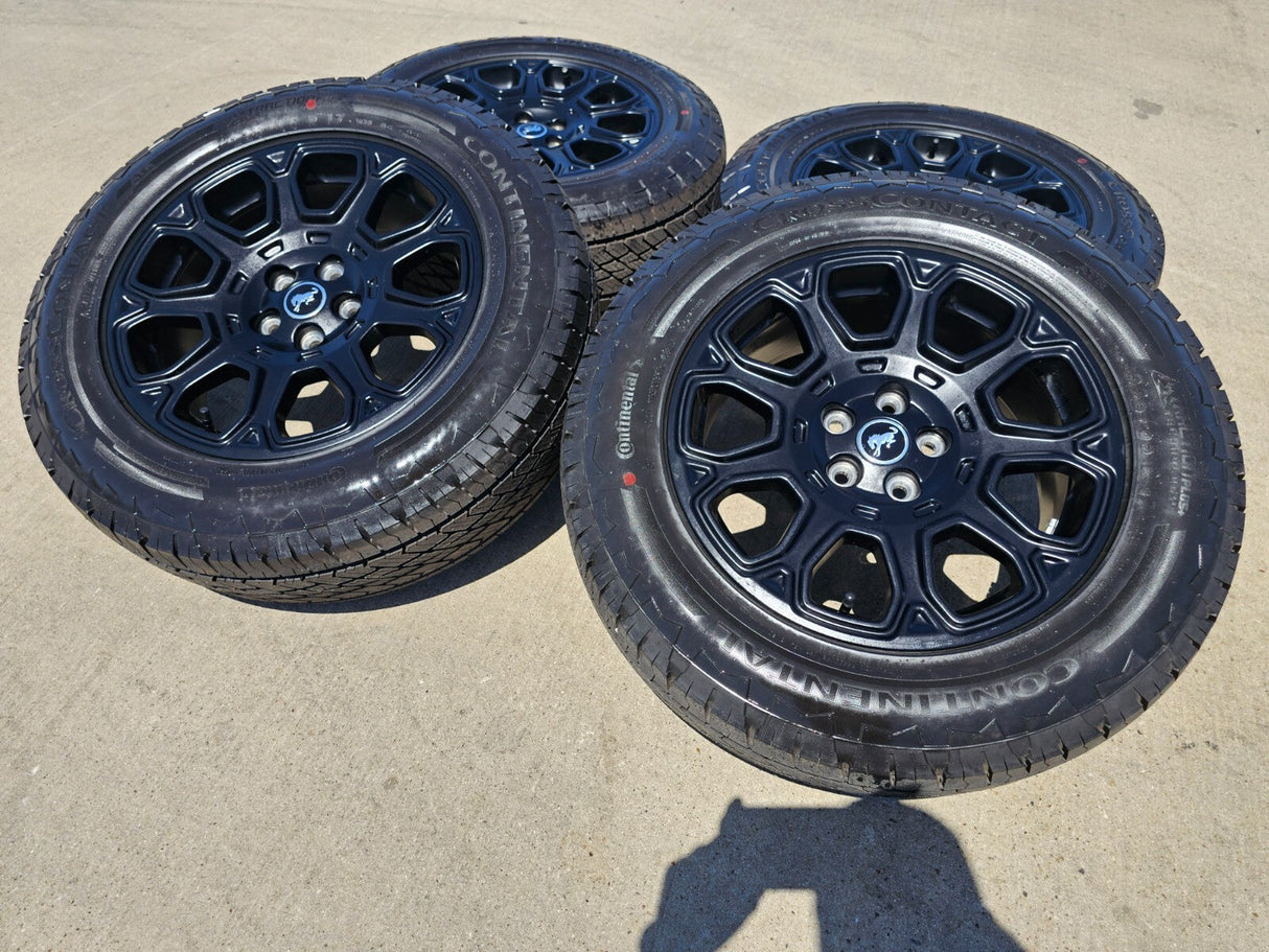 17" Ford Bronco Sport rims wheels Badlands AT tires OEM 2024 2025 2026 NEW Texas Truck Tire