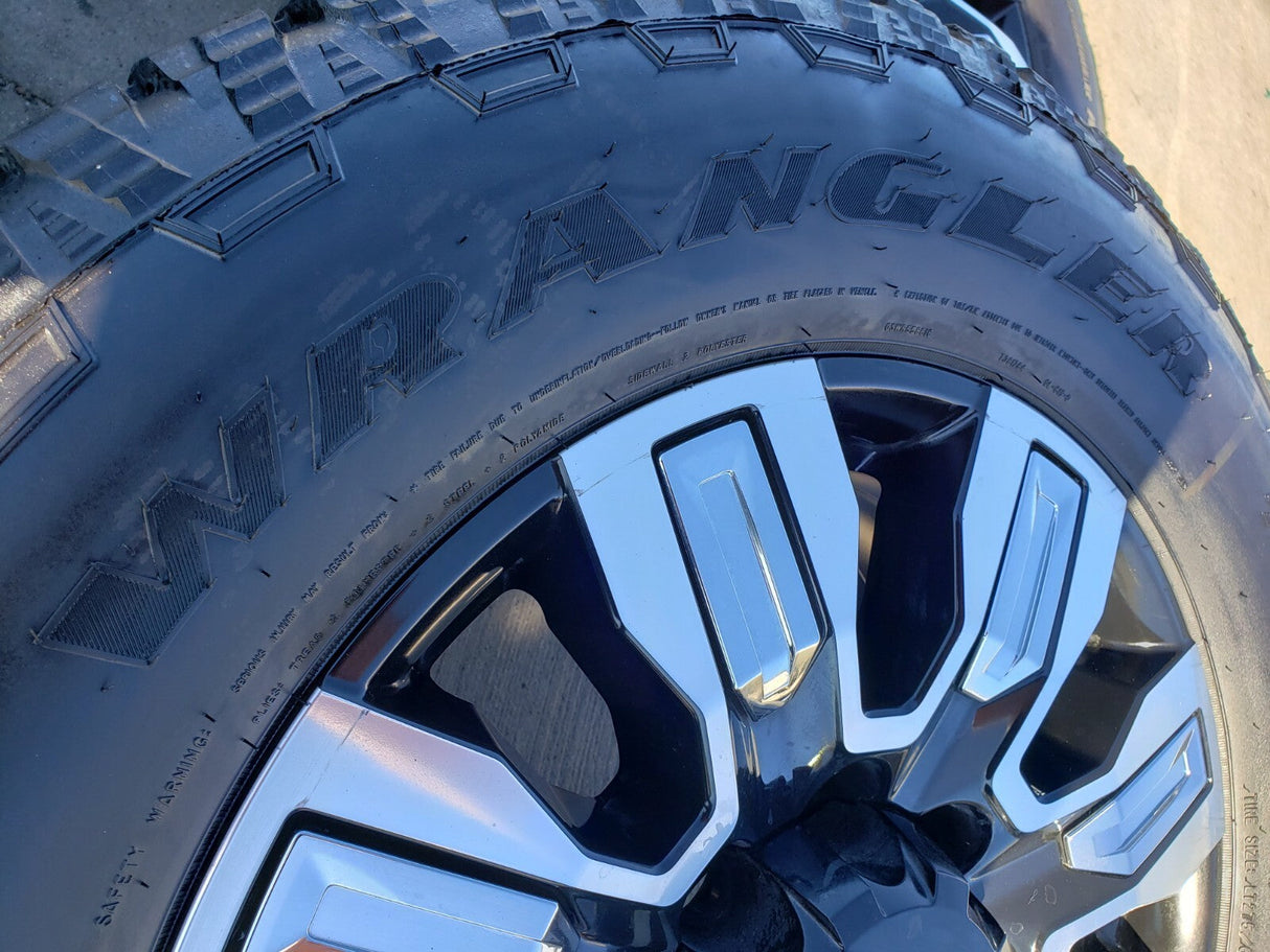 20" GMC Sierra DENALI ULTIMATE 2500 3500 OEM wheels rims 5958 14138 tires Texas Truck Tire