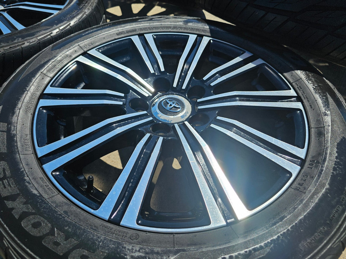 21" Lexus LX570 Toyota Land Cruiser OEM 74341 wheels rims tires 5x150 Texas Truck Tire