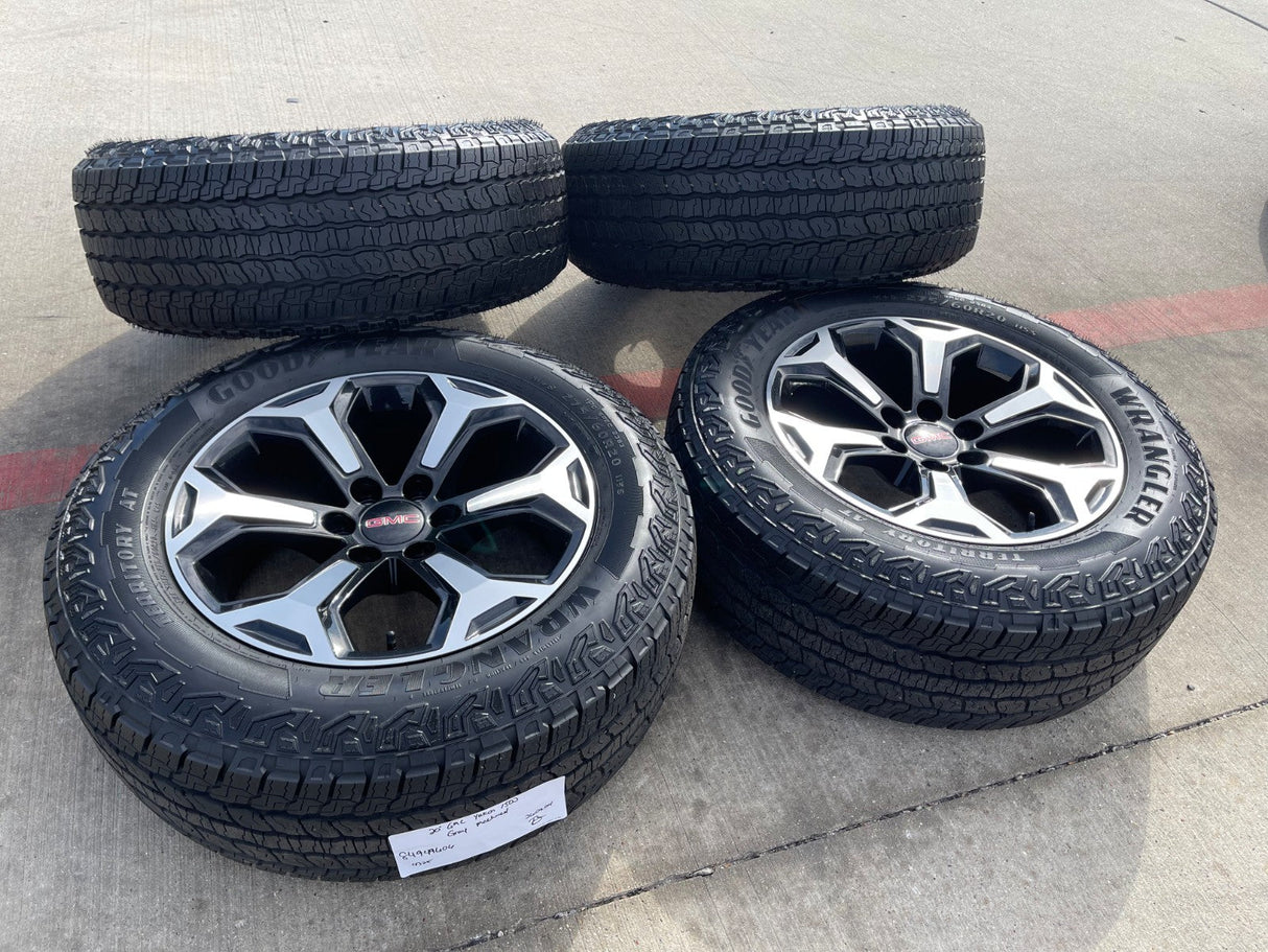 20" GMC Sierra Canyon Chevy Silverado OEM wheels rims 2024 2025 2026 NEW Texas Truck Tire