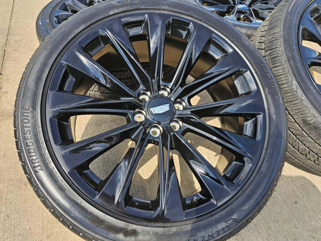 24" Cadillac Escalade V OEM ONYX wheels rims 2022 2023 2024 2025 2026 NEW Texas Truck Tire