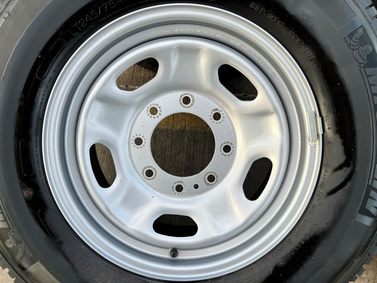 17" Ford F-250 F-350 OEM 3828 wheels rims tires MICHELIN LTX A/T2 Texas Truck Tire