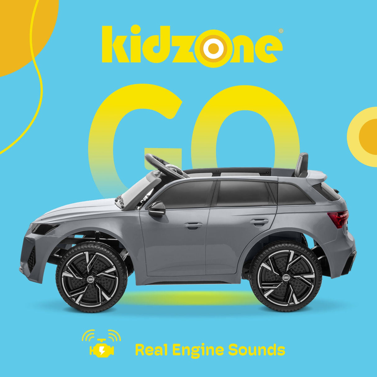Kidzone Kids 12V Ride On Car - Choose from 7 Vibrant Colors!