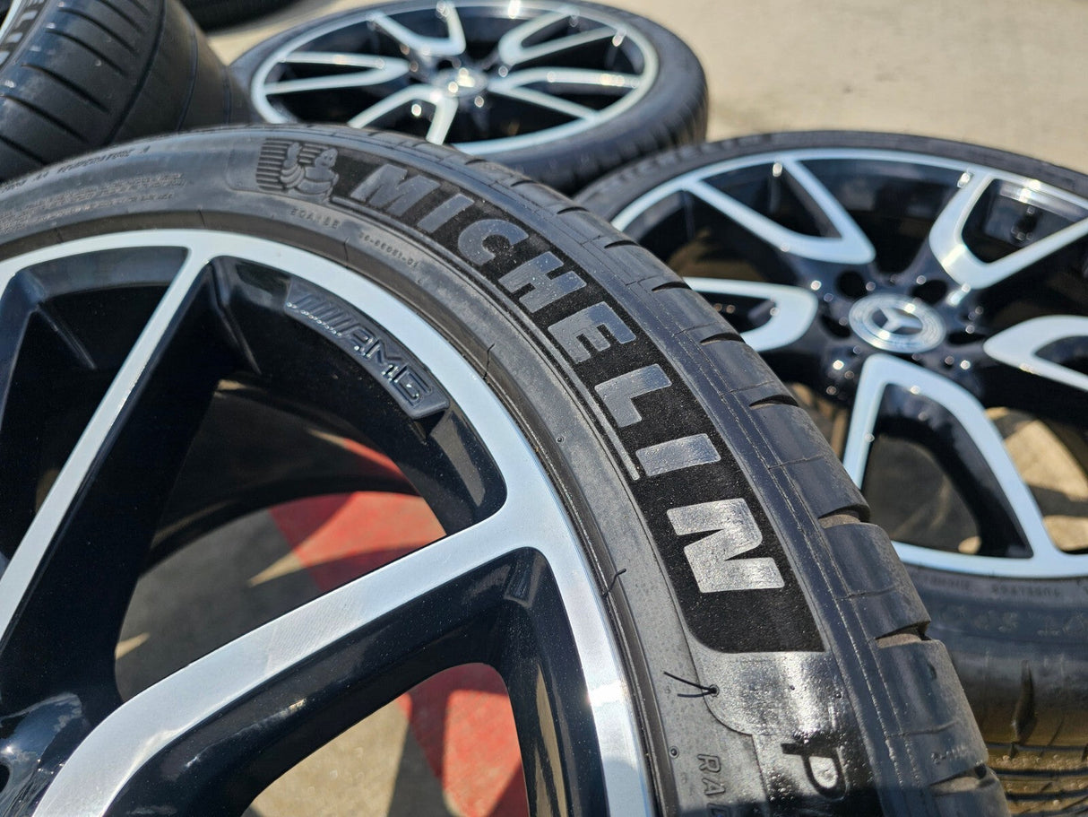 20" Mercedes E43 E53 E400 AMG S580 S65 S63 OEM 85543 85544 wheels rims Texas Truck Tire