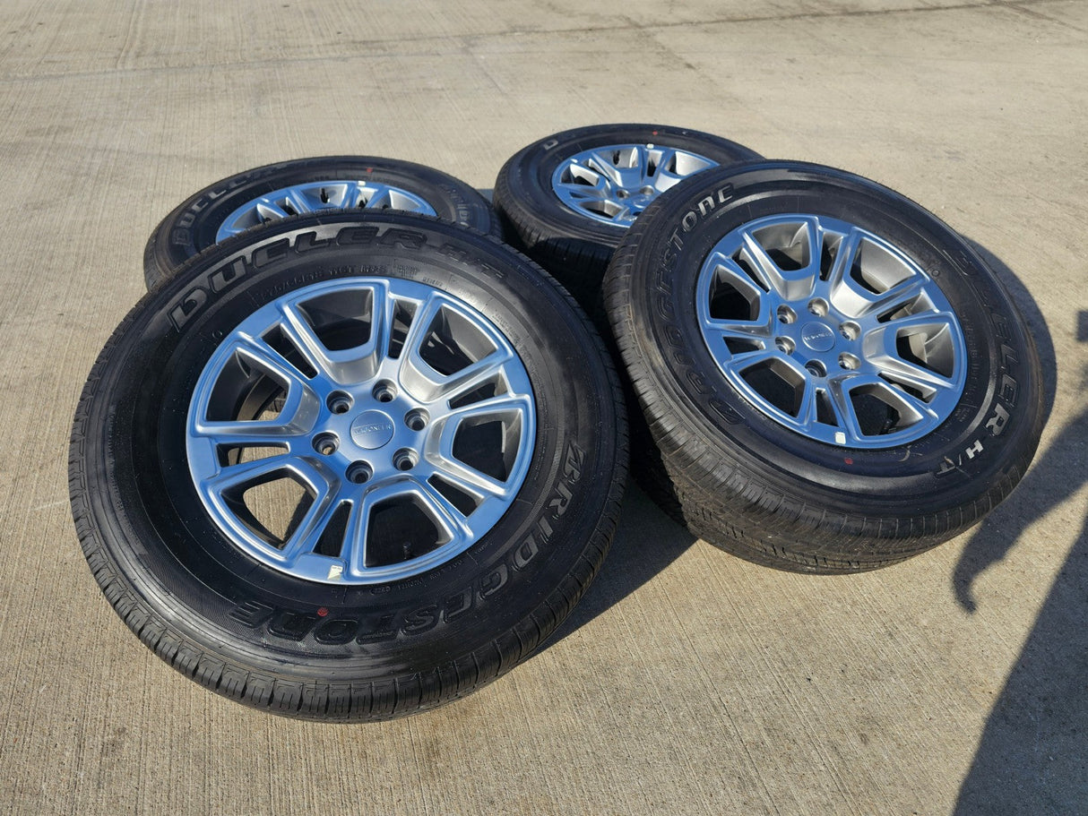 18" Jeep Grand Wagoneer OEM 95374 9295 wheels rims Ram 1500 2024 2025 2026 NEW Texas Truck Tire