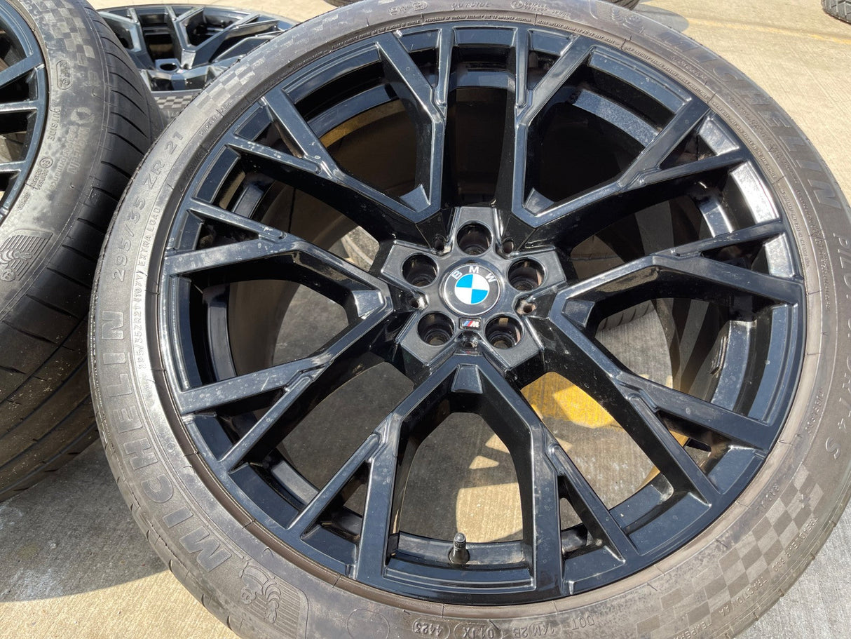 21" + 22" BMW OEM X5M X6M Series OEM 86244 86243 wheels rims MICHELIN Texas Truck Tire