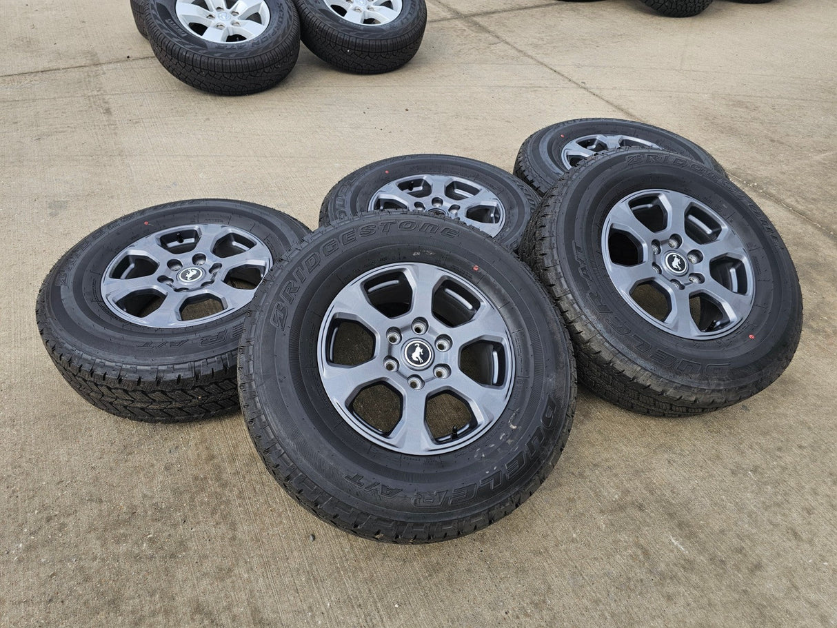 17" Ford Bronco Big Bend wheels rims 10384 OEM Ranger 2023 2024 2025 2026 NEW Texas Truck Tire