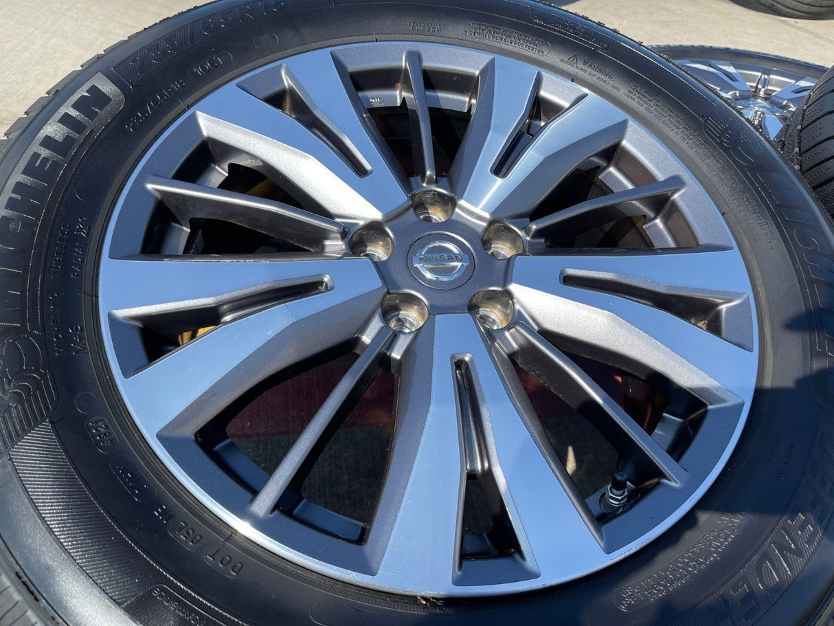 18" Nissan Pathfinder Murano FX35 FX45 QX60 OEM 62742 wheels rims MICHELIN Texas Truck Tire