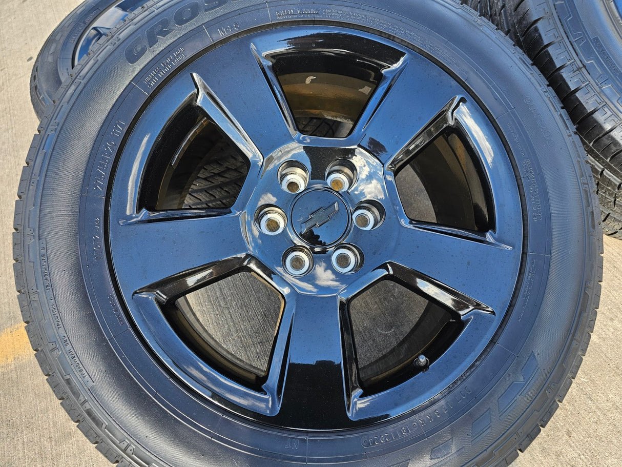 20" Chevy Silverado 1500 Tahoe Suburban OEM wheels rims 5652 5754 tires GMC Texas Truck Tire