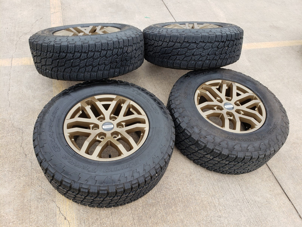 17" Ford Ranger Tremor OEM rims wheels 10431 BRONZE 2022 2023 2024 2025 Texas Truck Tire