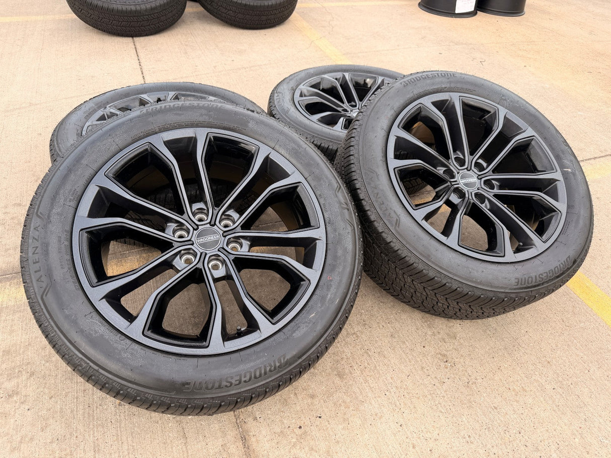 22" Jeep Grand Wagoneer OEM 9279 Obsidian rims wheels RAM 1500 2023 2024 2025 Texas Truck Tire