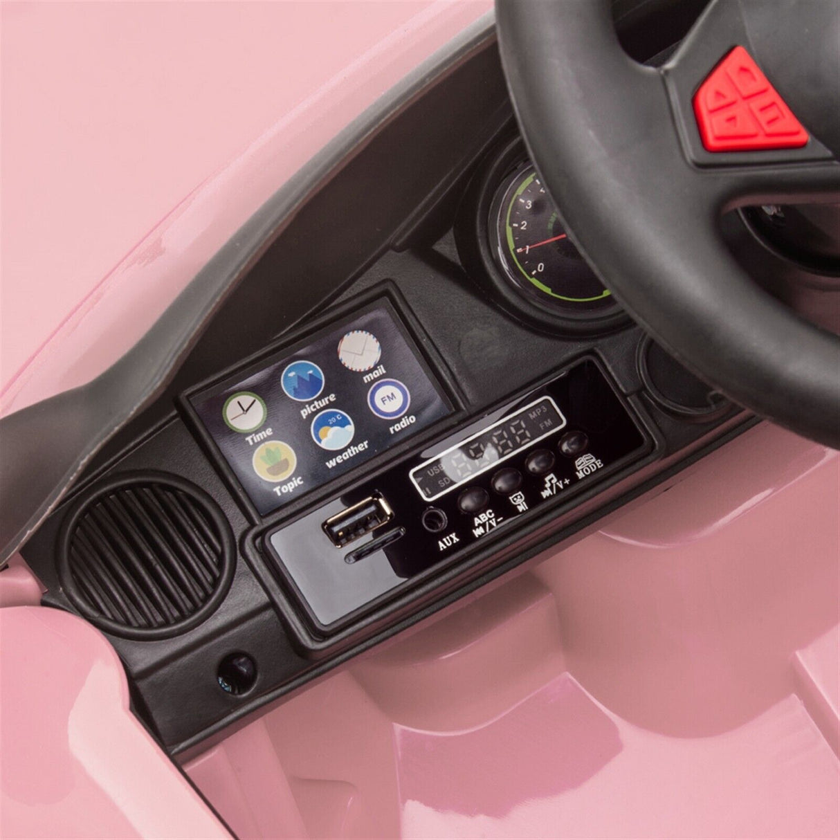 Electric Ride-On Car for Kids with Remote Control, Music, and LED Lights - Perfect Gift for Young Drivers!