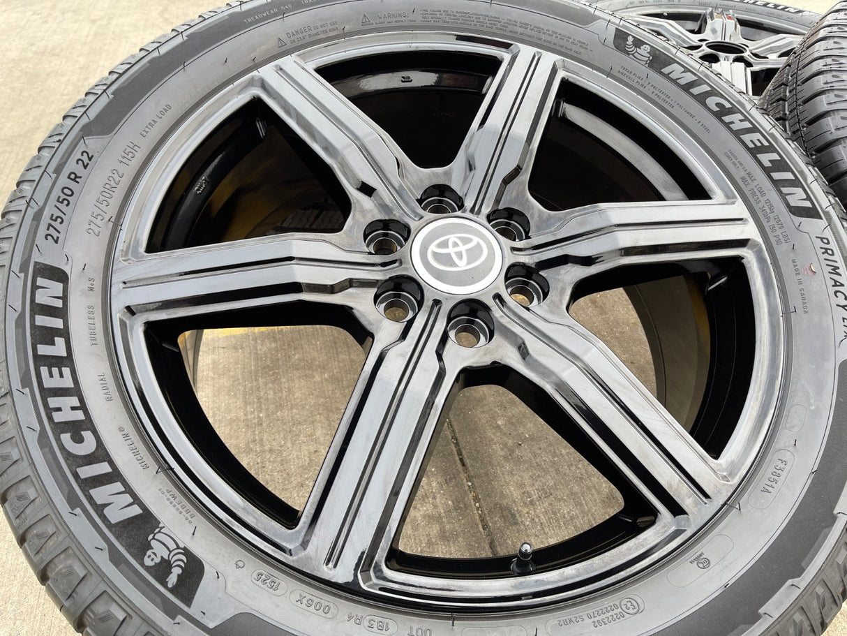 22" Toyota Tundra Sequoia OEM wheels rims 75282 Land Cruiser GX550 MICHELIN NEW Texas Truck Tire