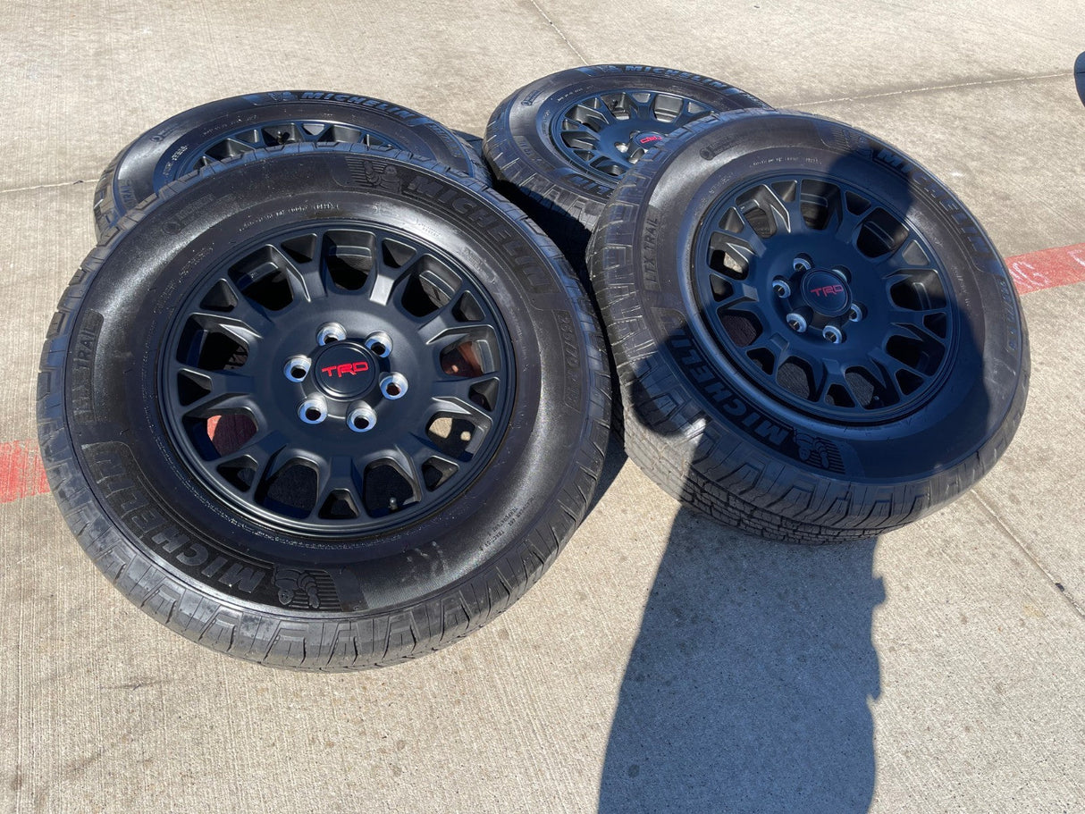 18" Toyota Tacoma 4Runner TRD Pro OEM 95973 wheels rims 2025 2026 MICHELIN NEW Texas Truck Tire