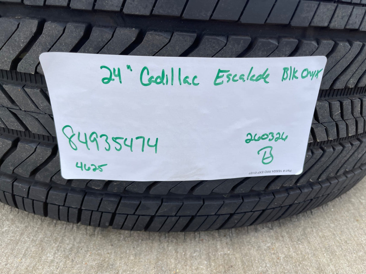 24" Cadillac Escalade V OEM ONYX wheels rims 2022 2023 2024 2025 2026 NEW Texas Truck Tire
