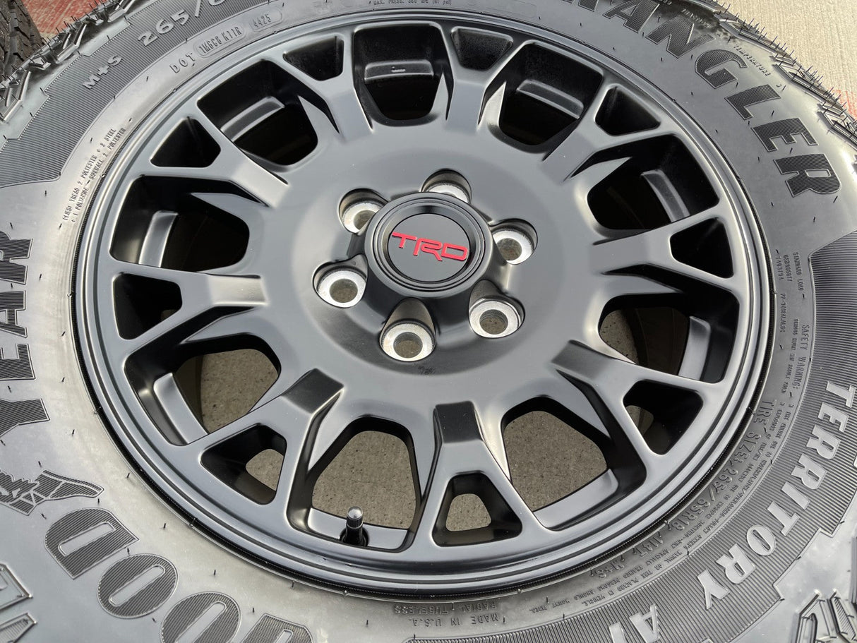 18" Toyota Tacoma 4Runner TRD Pro OEM 95973 wheels rims 2025 2026 GOODYEAR NEW Texas Truck Tire
