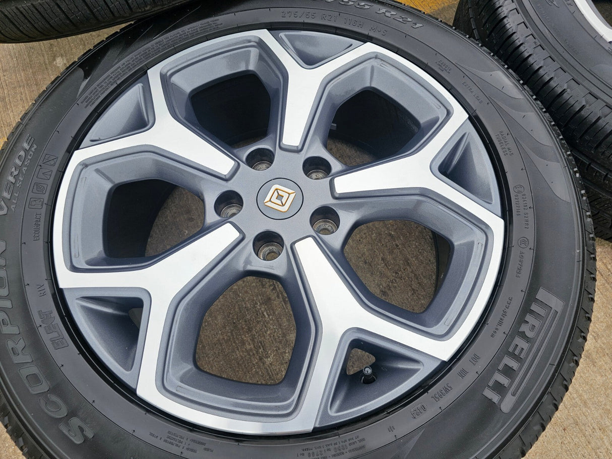 (4) 21" Rivian R1T R1S OEM wheels rims tires 2022 2023 2024 2025 2026 Texas Truck Tire