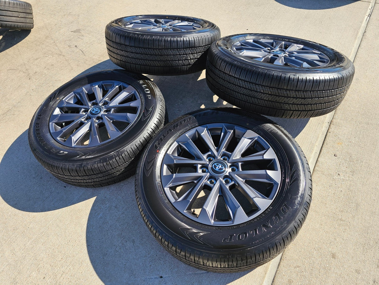 20" Toyota Land Cruiser OEM wheels rims 94057 Tundra Sequoia 2024 2025 2026 NEW Texas Truck Tire