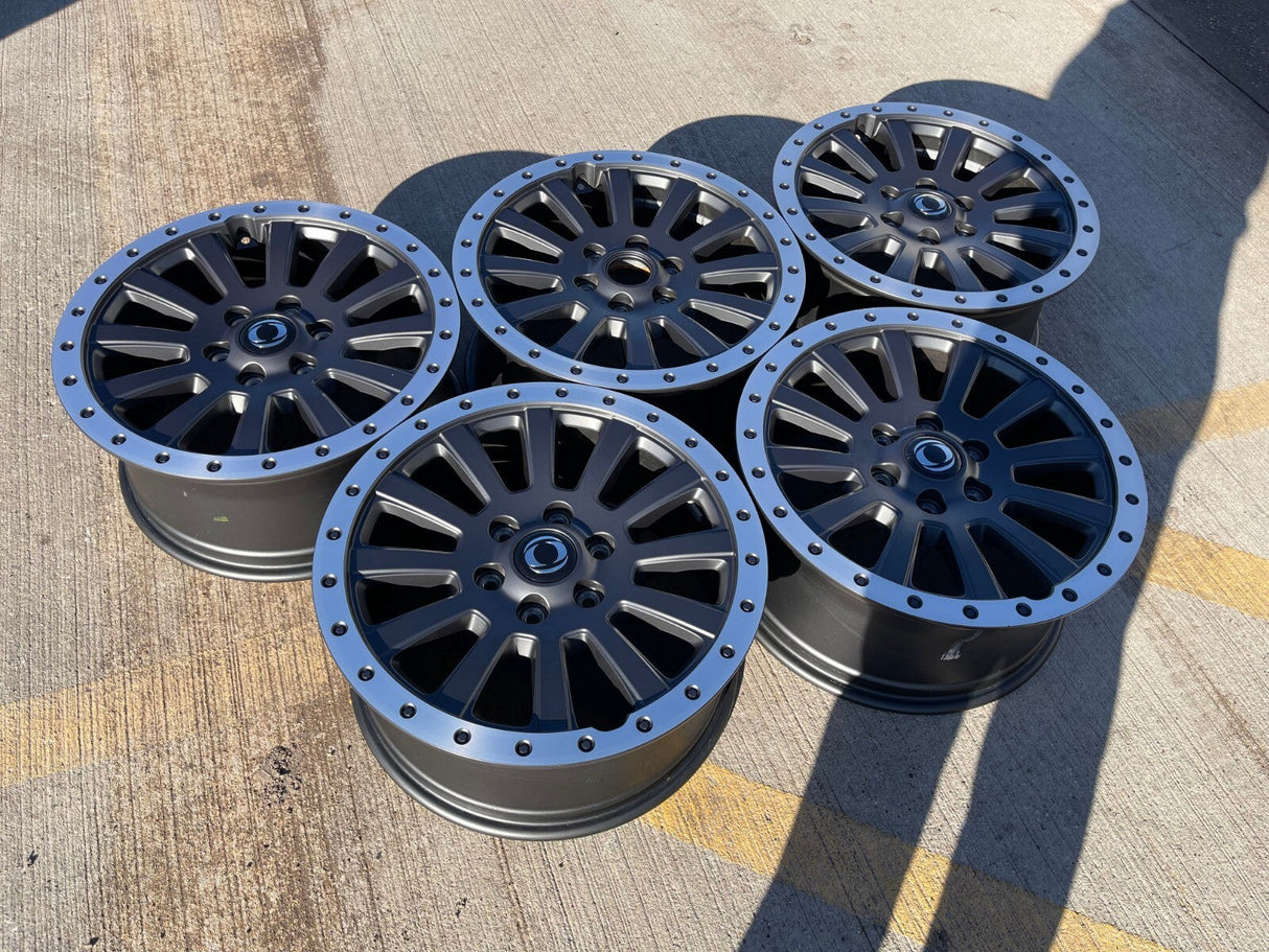(5) 18" INEOS Grenadier OEM wheels rims beadlock 2023 2024 2025 2026 NEW Texas Truck Tire